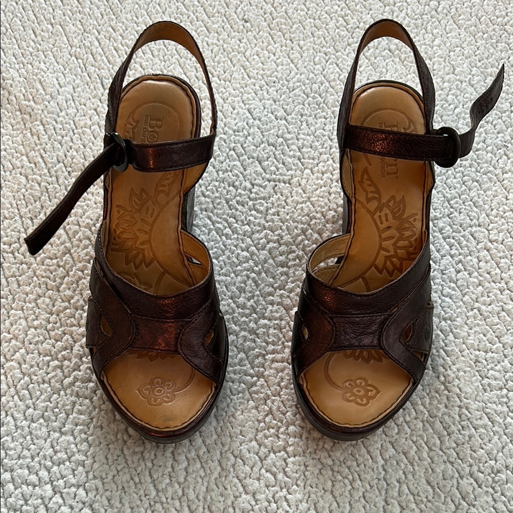 Brown Leather Women's Sandals